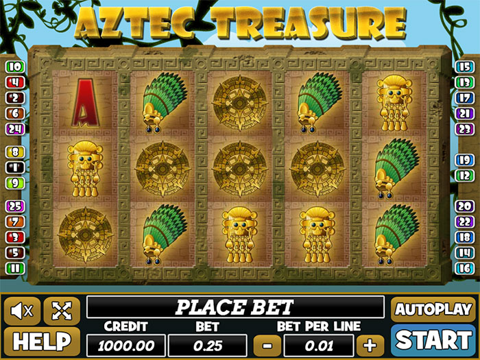 Видеослот Aztec Treasure – играть бесплатно в демо игру