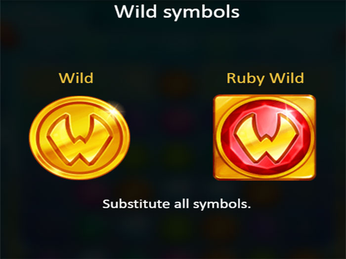 WILD символы игрового автомата Crystal Land / Страна Кристаллов