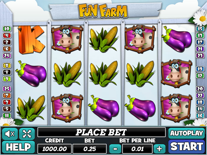 Видеослот Fun Farm – бесплатная игра без регистрации и СМС