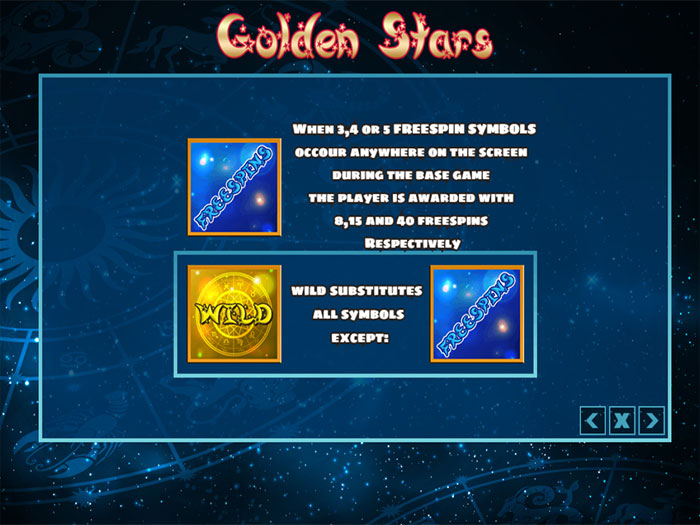 Мобильный игровой автомат Golden Stars от компании PlayPearls Вайлды