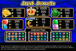 Играть бесплатно игровой автомат Just Jewels