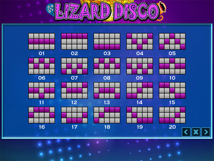 Линии в Lizard Disco от компании PlayPearls