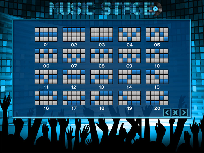 Линии Music Stage, созданный компаний Play Pearls