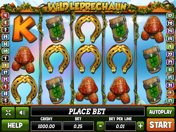 Играть в игровой автомат Wild Leprechaun от компании PlayPearls 